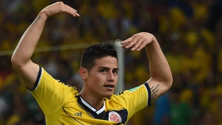 الكولومبي جيمس رودريغيز يتصدر قائمة هدافي مونديال البرازيل