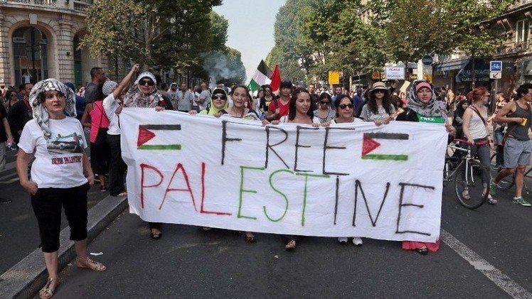 رغم الحظر.. انطلاق تظاهرة داعمة للفلسطينيين في باريس وعشرات الالاف يتظاهرون في لندن للمطالبة (فيديو)