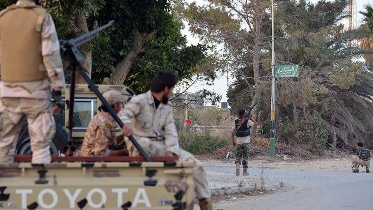 مقتل 6 أشخاص وجرح 28 في اشتباكات بمنطقة  بوعطني في بنغازي