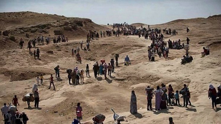 الأمم المتحدة: عشرات الآلاف يفرون من هجوم لتنظيم "الدولة الإسلامية"  شمال العراق