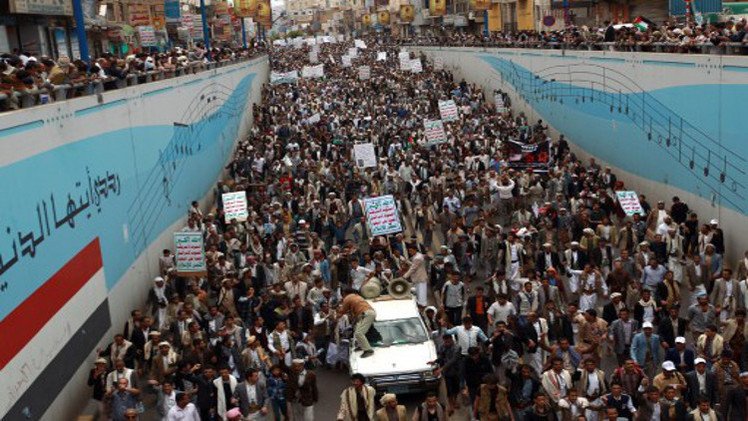 تظاهرات في صنعاء تنديدا بسياسات واشنطن