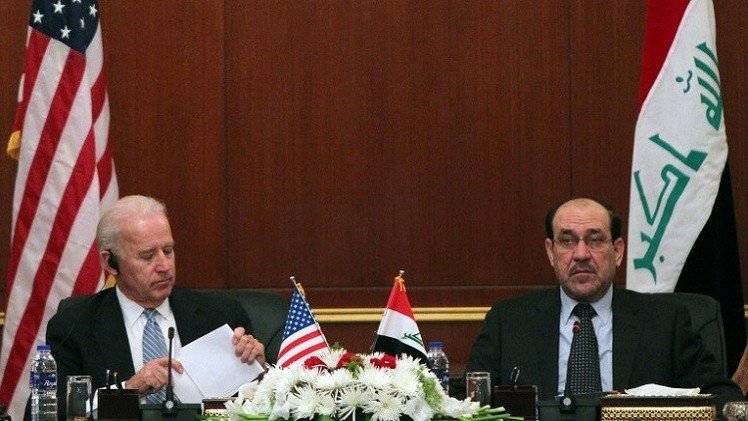 المالكي ينتقد تصريحات بايدن حول تشكيل أقاليم طائفية في العراق