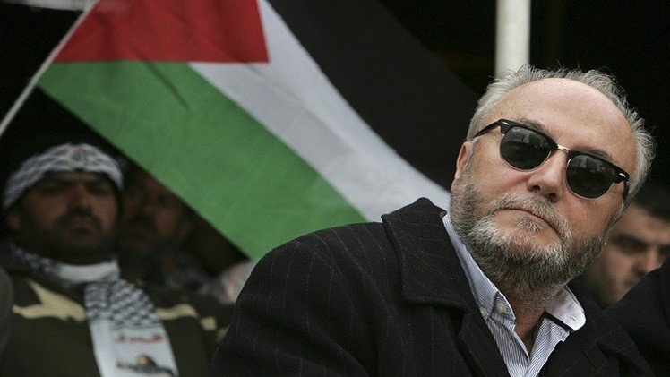 جورج غالاوي يتعرض لاعتداء في لندن