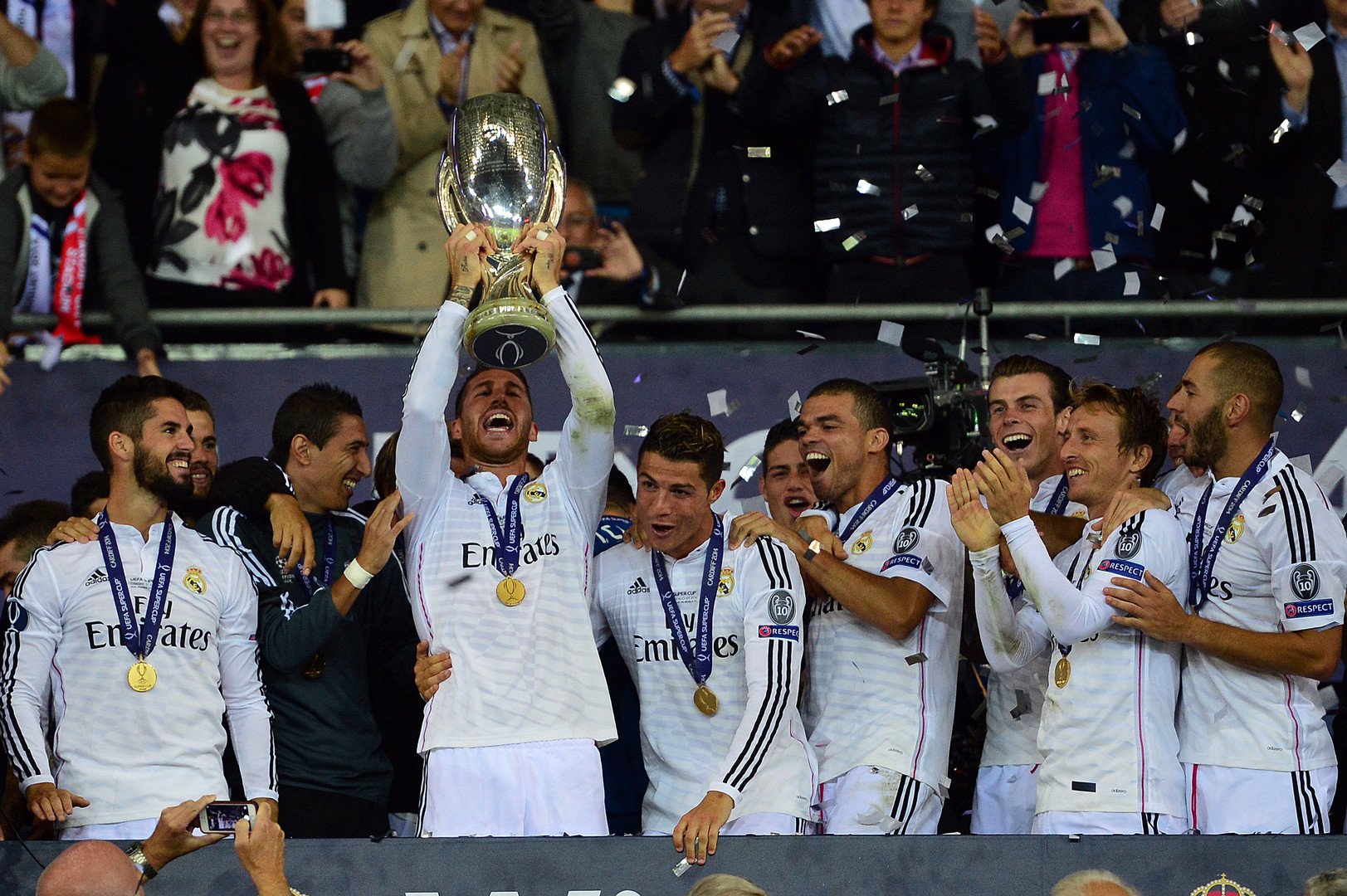  ريال مدريد يتوج بلقب كأس السوبر الأوروبية 2014