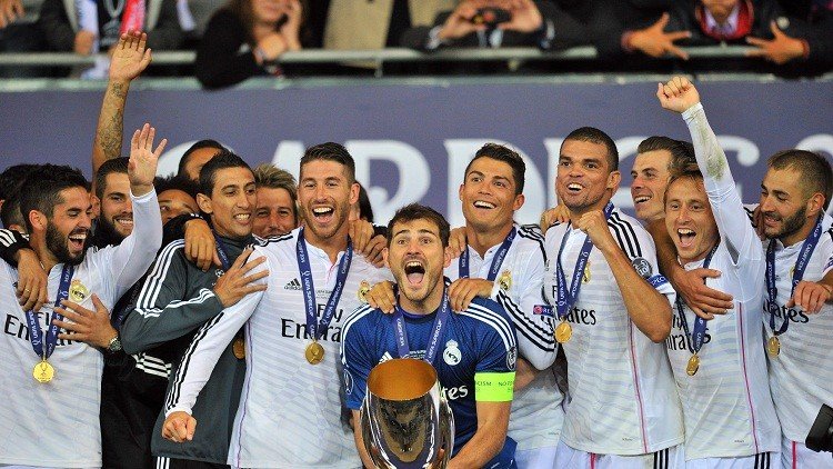  ريال مدريد يتوج بلقب كأس السوبر الأوروبية 2014