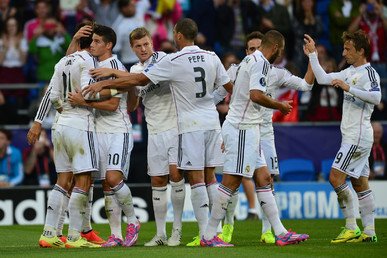  ريال مدريد يتوج بلقب كأس السوبر الأوروبية 2014
