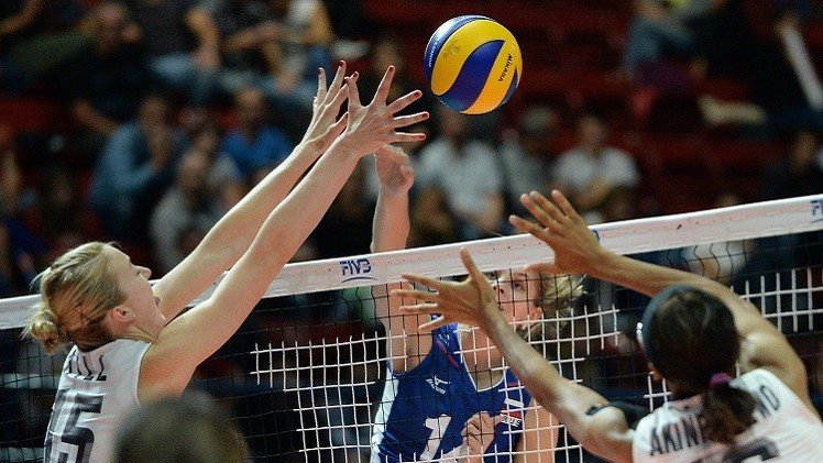 روسيا تخسر أمام أمريكا في بطولة العالم للكرة الطائرة للسيدات