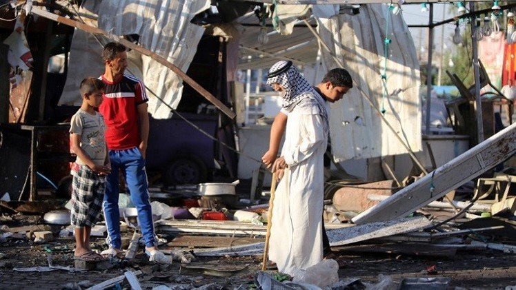 45 قتيلا وعشرات الجرحى  بتفجيرات في بغداد