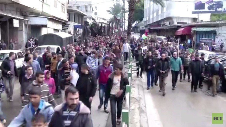 تظــاهـرات في غـزة تنديدا بانتهاكات إسرائيل إزاء المسجد الأقصى والقدس
