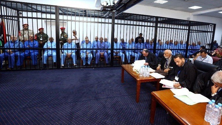 تأجيل محاكمة عدد من رموز النظام الليبي السابق