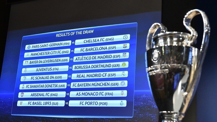 برشلونة يلاقي مانشستر سيتي وتشيلسي في قمة ضد سان جيرمان