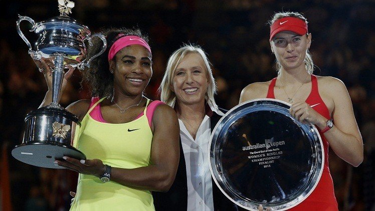 سيرينا تفوز بلقب بطولة أستراليا على حساب شارابوفا