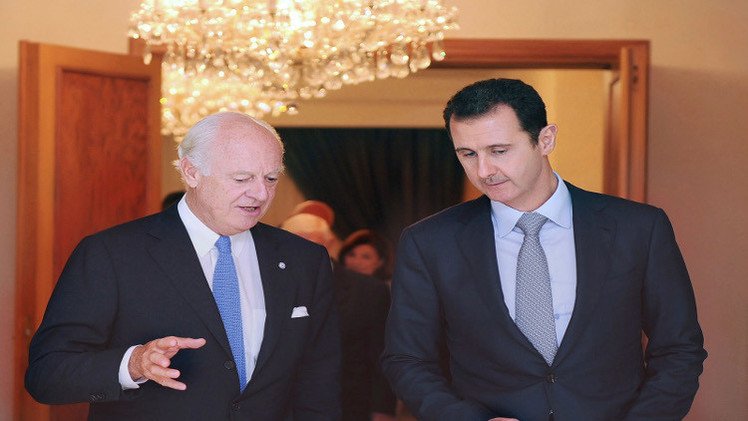 دي ميستورا: الأسد جزء من الحل في سوريا 