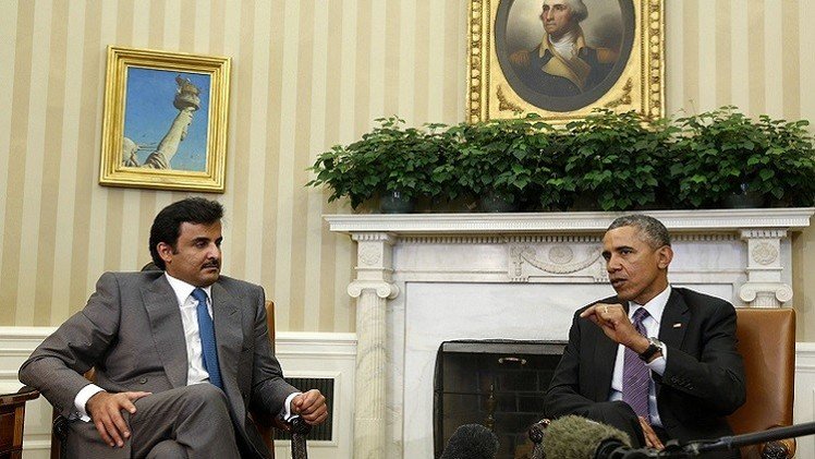 تميم وأوباما ملتزمان بمحاربة "المتطرفين الإسلاميين" ودعم "المعارضة المعتدلة" في سوريا
