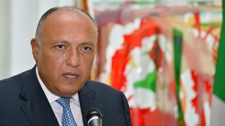 سامح شكري: الحديث عن عملية برية في ليبيا أمر سابق لأوانه