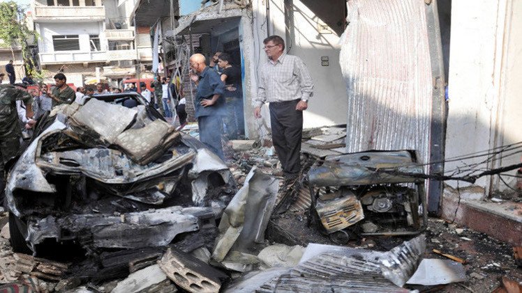 قتلى وجرحى بتفجير سيارتين في ريف دمشق