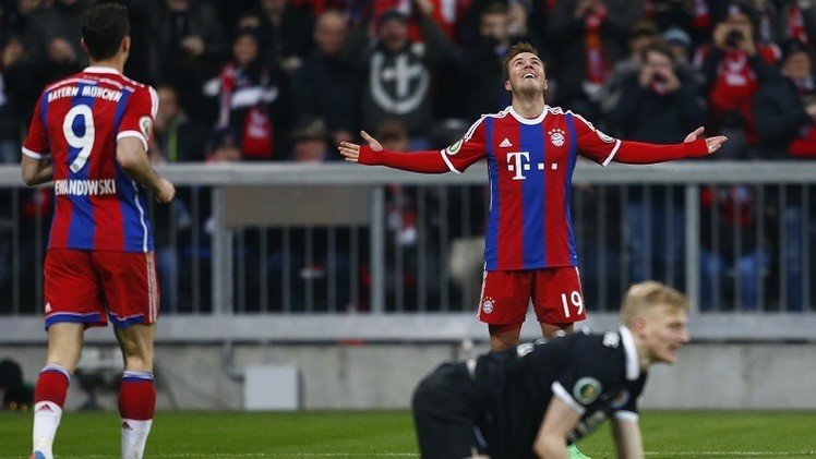 بايرن ميونيخ ومونشنغلادباخ إلى ربع نهائي كأس ألمانيا