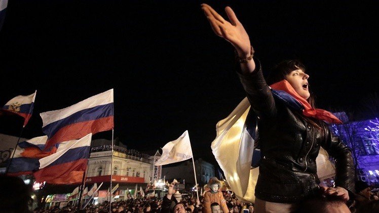 الذكرى الأولى لاستفتاء انضمام القرم إلى روسيا