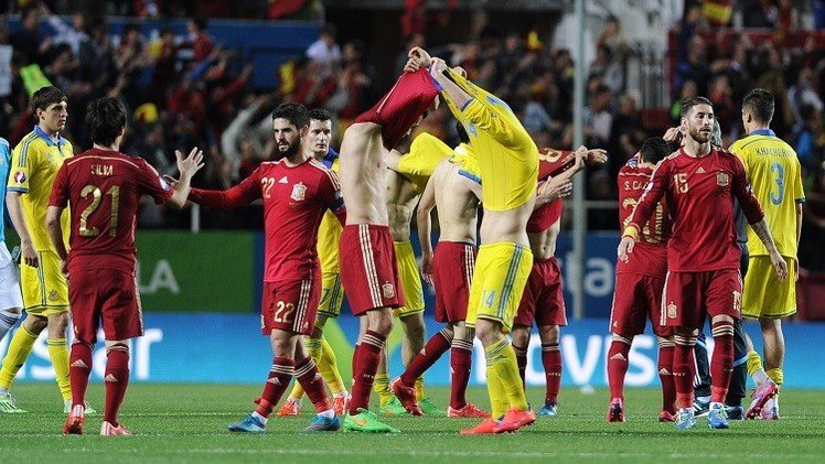 إسبانيا تفوز على أوكرانيا بهدف يتيم في تصفيات "يورو 2016"