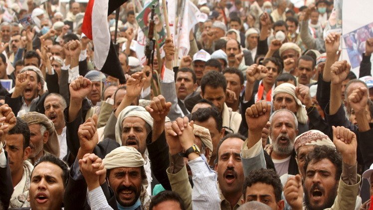 تظاهرة في صنعاء ضد التدخل العسكري