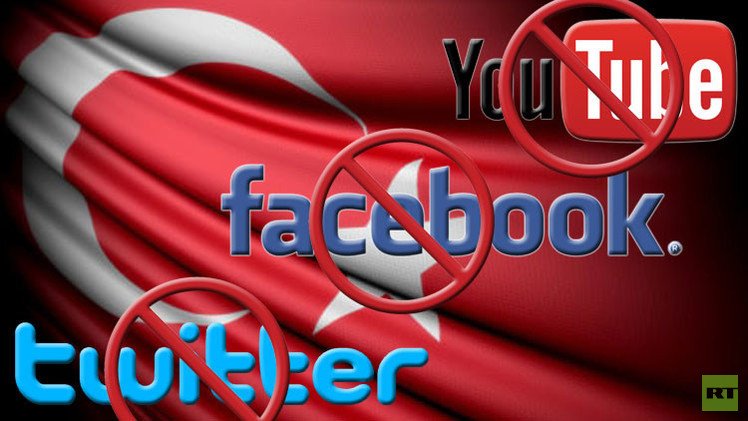 السلطات التركية تحظر شبكات التواصل الإجتماعي الرئيسية