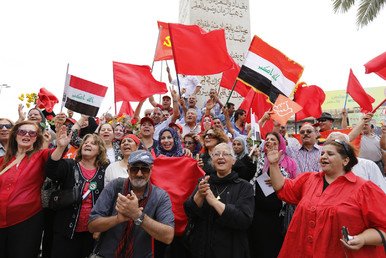 احياء عيد العمال، العراق 2014
