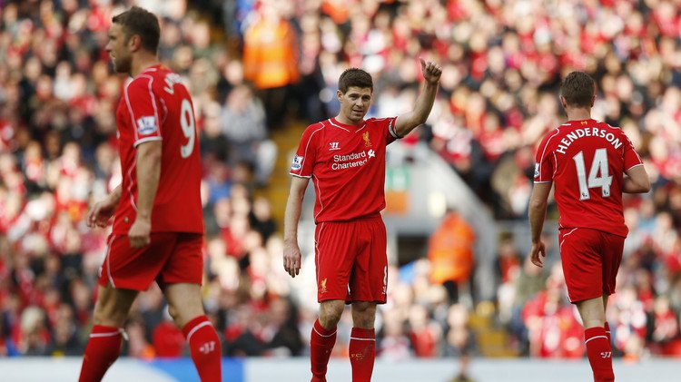 ليفربول يودع بحسرة قائده جيرارد في ملعب "أنفيلد" .. (فيديو وصور)