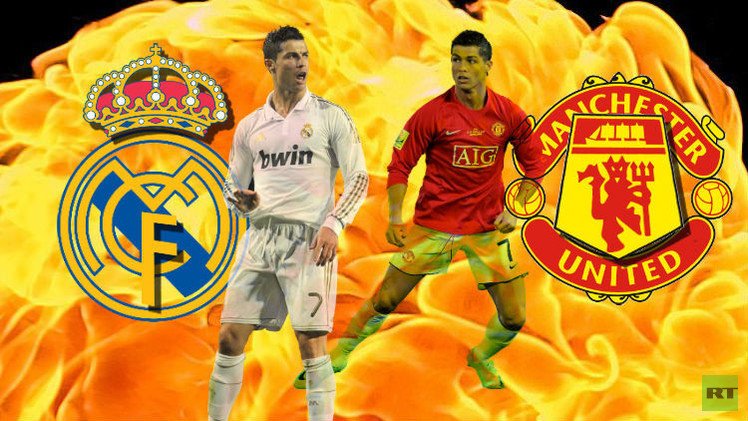 رونالدو ريال مدريد ورونالدو مانشستر يونايتد 