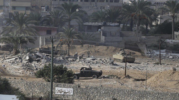 وسائل إعلام مصرية: دوي انفجار ضخم في الشيخ زويد شمالي سيناء