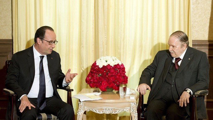 هولاند وبوتفليقة يبحثان مكافحة الإرهاب