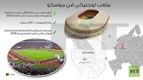  ملعب لوجنيكي في موسكو