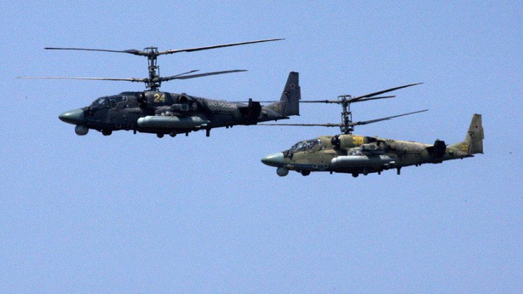 تدريبات جوية بمشاركة مروحيات "كا-52 التمساح" تجري في أقصى شرق روسيا