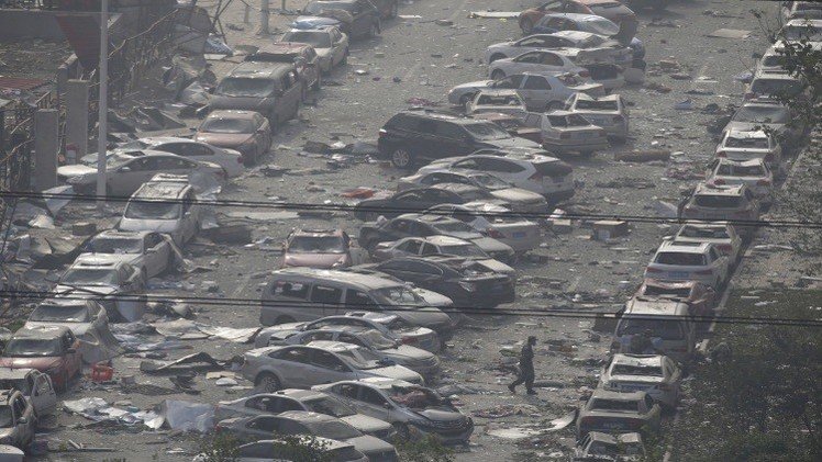 الصين تتكبد خسائر بـ 11 مليار دولار نتيجة لانفجارات تيانجين