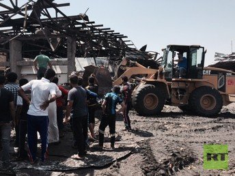 كاميرا RT في موقع الانفجار