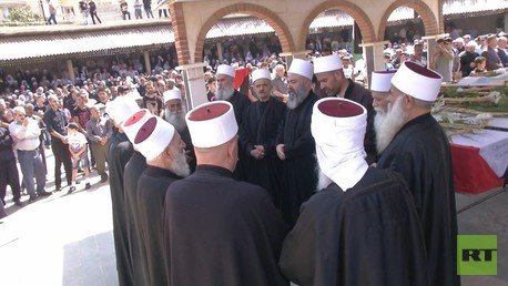 مراسم تشييع ضحايا الانفجارات 