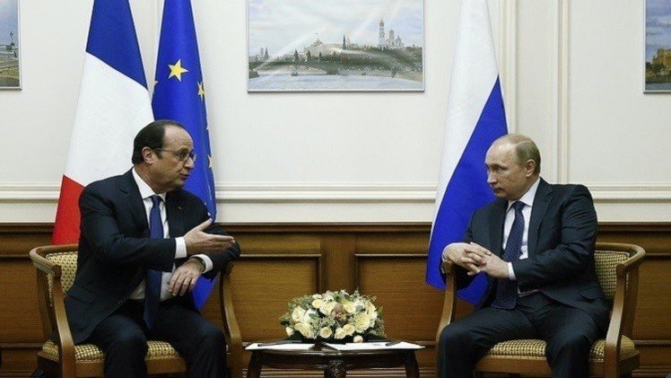سوريا على أجندة لقاء بوتين وهولاند في باريس 