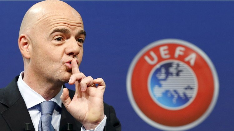 "اليويفا" يدعم إنفانتينو للترشح لرئاسة الفيفا