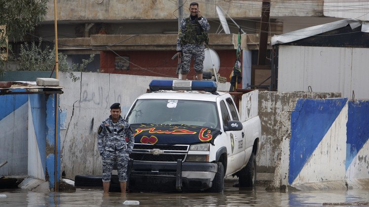 العراق.. الأمطار تؤدي إلى تعليق الجيش لعملياته في الرمادي