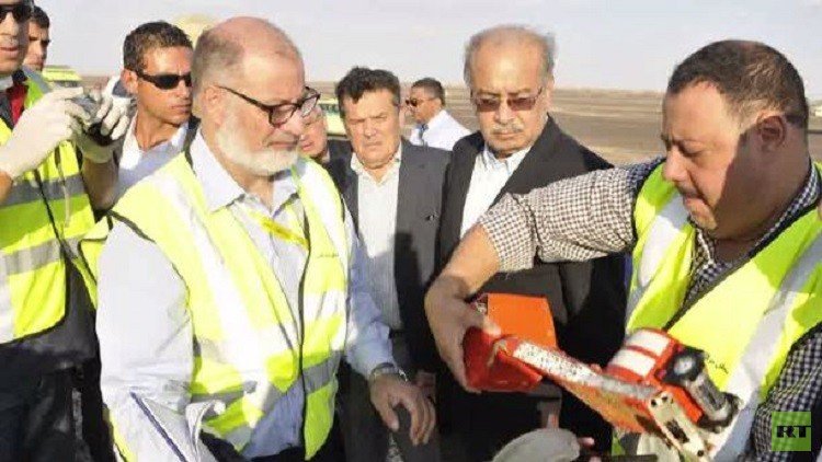 تحطم طائرة ايرباص في سيناء