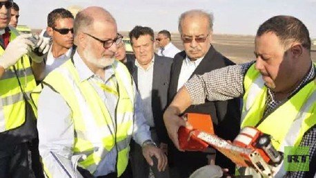 تحطم طائرة ايرباص في سيناء