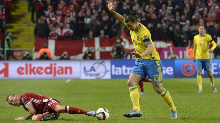 السلطان إبرا يقود السويد إلى "يورو 2016" (فيديو)