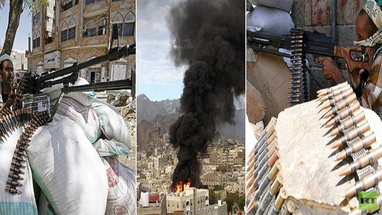 معارك دامية بين قوات هادي والحوثي في باب المندب.. ومأرب تحت القصف