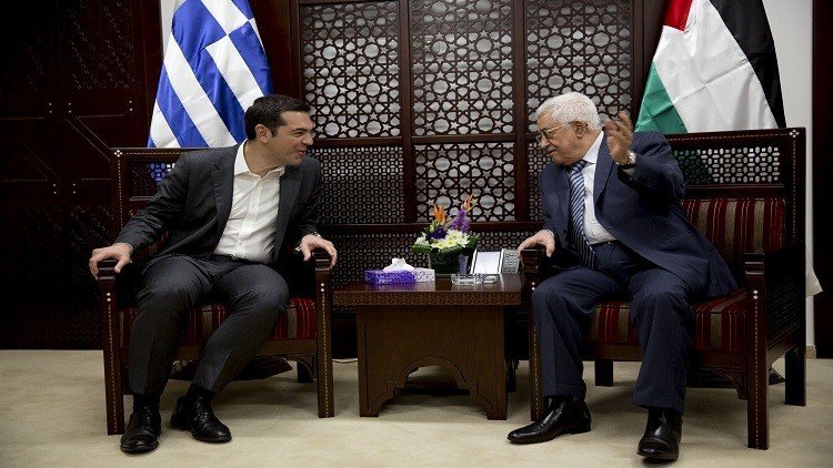 تسيبراس: حل قضية فلسطين مفتاح للسلام في الشرق الأوسط