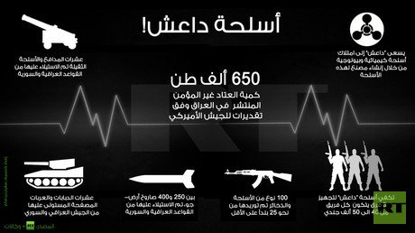 إنفوجرافيك: أسلحة داعش!
