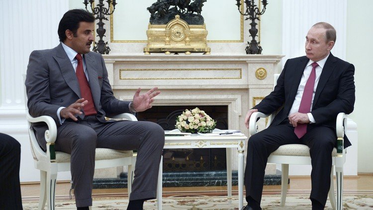 الكرملين: الرئيس الروسي وأمير قطر يتفقان على تكثيف الجهود لتجاوز الأزمة السورية