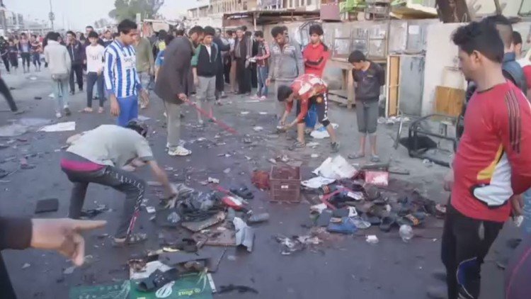 ارتفاع عدد ضحايا الهجوم الانتحاري المزدوج في بغداد إلى أكثر من 70 قتيلا (صور+فيديو)