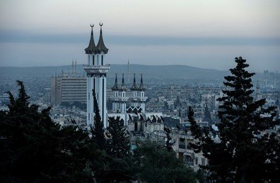 منظر مسجد في حلب