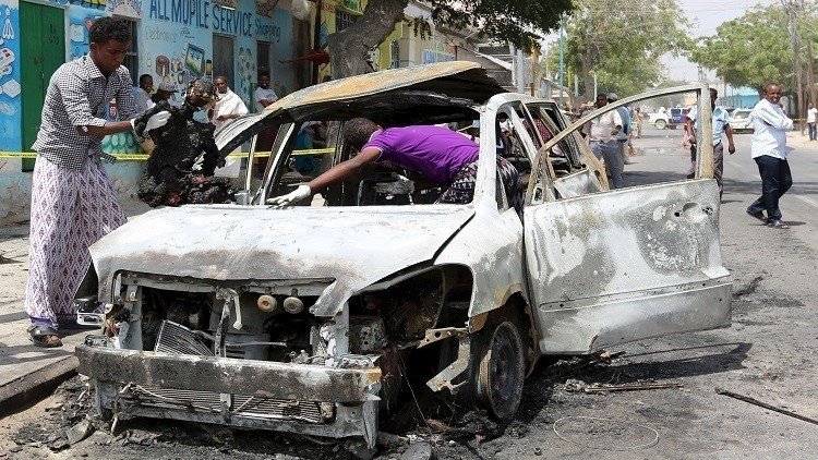 6 جرحى بانفجار حاسوب في مطار الصومال