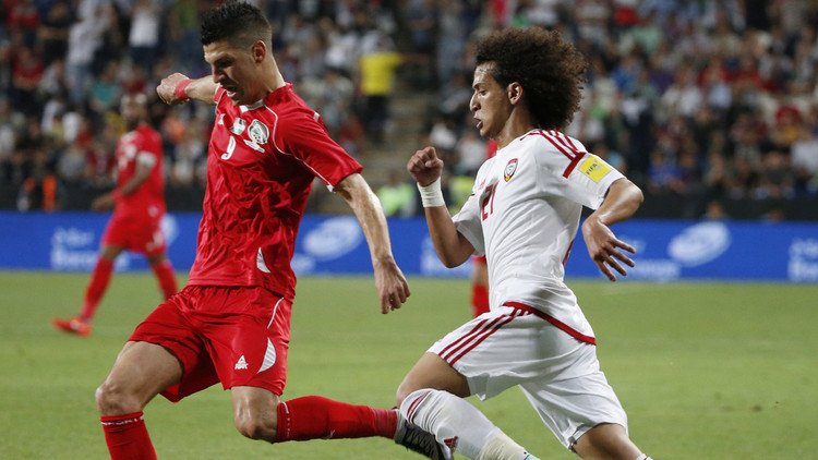 الإمارات تقضي على أحلام فلسطين في بلوغ مونديال 2018 .. (فيديو)