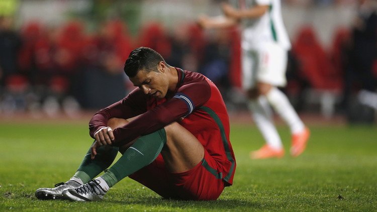 رونالدو يتسبب في هزيمة البرتغال أمام بلغاريا .. (فيديو)
